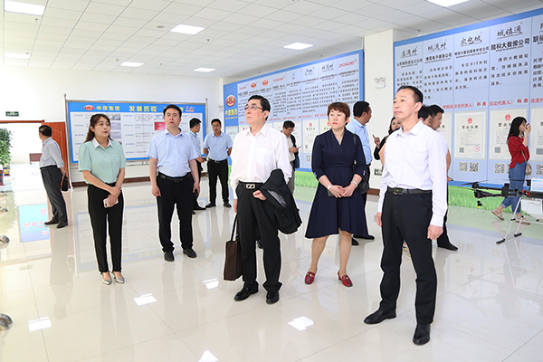 Warmly Welcome The Leaders Of The Shandong Institute Of Electronics To Visit The China Coal Group