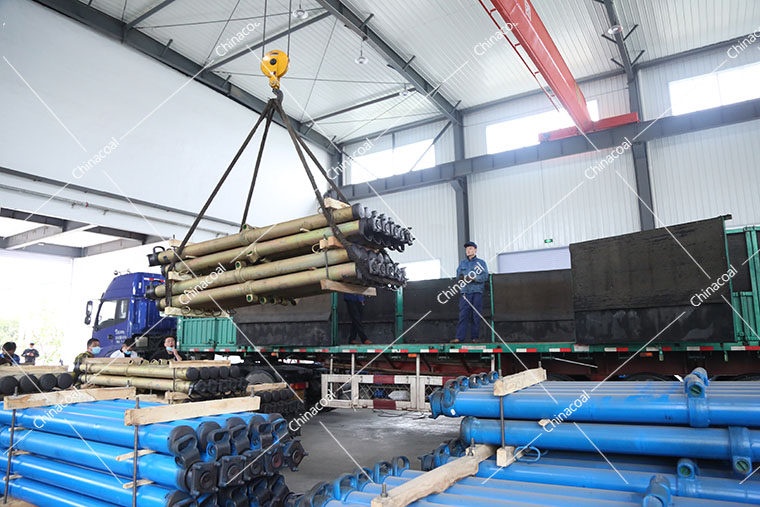 A Batch Of Mining Hydraulic Props For China Coal Group Are Sent To Shaanxi And Shanxi Respectively