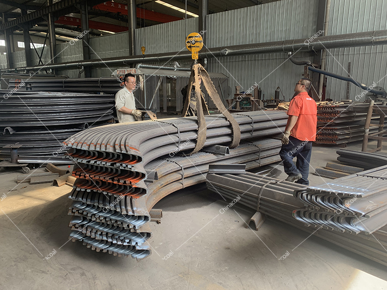 China Coal International Trade Export Corporation A Batch Of U-Shaped Steel Supports To Tanzania