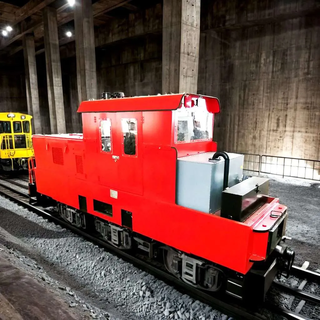 Battery Locomotive Underground Mining Locomotives Narrow Gauge Locomotive